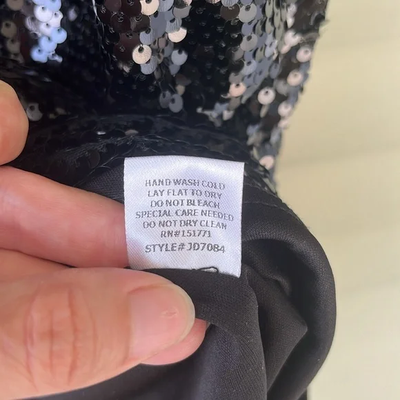 Perfect condition Gilli black sequence dress - Picture 6 of 12